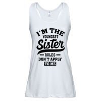 IM The Youngest Sister Rules DonT Apply To Me Sibling Ladies Essential Flowy Tank