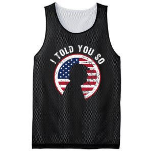 I Told You So Trump I M Back I Told You So Mesh Reversible Basketball Jersey Tank