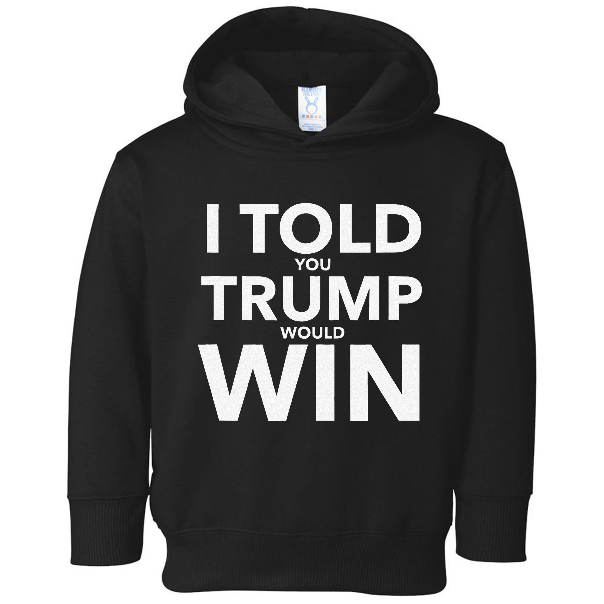 I Told You Trump Would Win Election Day Gift Toddler Hoodie