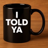 I Told Ya Tennis I Told You 11oz C Handle Ceramic Mug