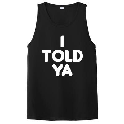 I Told Ya Challengers I Told Ya Funny Euphoria PosiCharge Competitor Tank