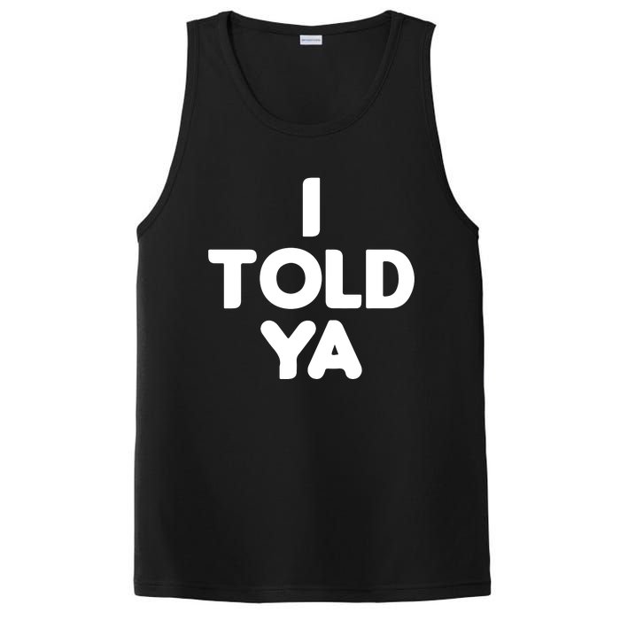 I Told Ya Challengers I Told Ya Funny Euphoria PosiCharge Competitor Tank