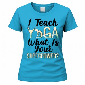 I Teach Yoga Instructor Yoga Teacher Gift Women's T-Shirt