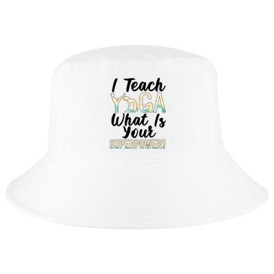 I Teach Yoga Instructor Yoga Teacher Gift Cool Comfort Performance Bucket Hat