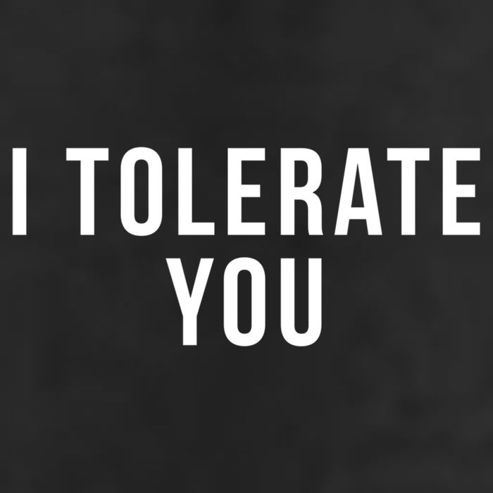 I Tolerate You Funny Valentines Day Gift Cool Comfort Performance Bucket Hat