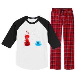 I Think YouRe Overreacting Funny Nerd Chemistry Great Gift Raglan Sleeve Pajama Set