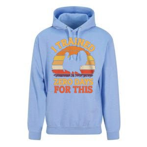 I Trained Zero Days For This Thanksgiving Running Turkey Unisex Surf Hoodie