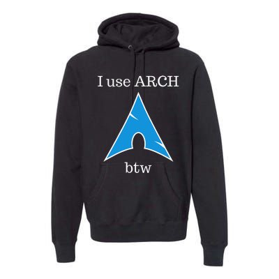 I Use Arch Btw Premium Hoodie