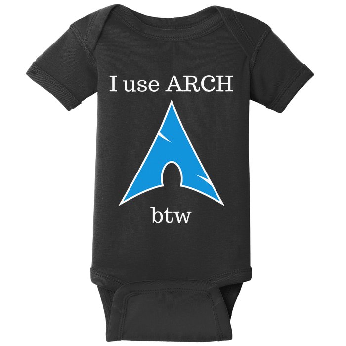 I Use Arch Btw Baby Bodysuit