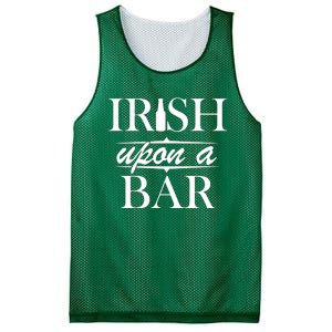 Irish Upon A Bar St Patricks Day Mesh Reversible Basketball Jersey Tank