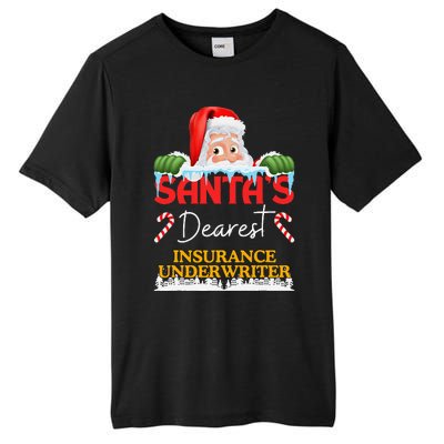 Insurance Underwriter Christmas Job Work Profession Tall Fusion ChromaSoft Performance T-Shirt