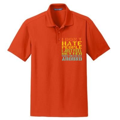 Introverts Unite Design And Cool Funny Nerd Funny Gift Dry Zone Grid Polo