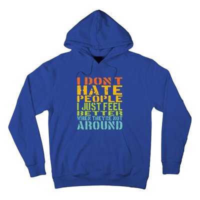 Introverts Unite Design And Cool Funny Nerd Funny Gift Hoodie