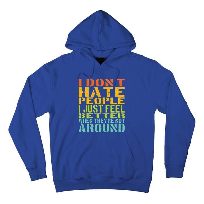 Introverts Unite Design And Cool Funny Nerd Funny Gift Tall Hoodie