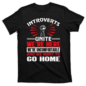 Introverts Unite Funny Anti Social T-Shirt