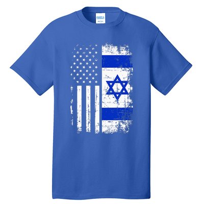 Israel Usa Flag Tall T-Shirt