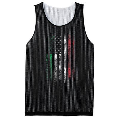 Italy USA Flag 4th Of July Patriotic American Italian Flag Mesh Reversible Basketball Jersey Tank