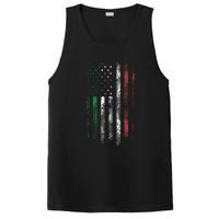 Italy USA Flag 4th Of July Patriotic American Italian Flag PosiCharge Competitor Tank