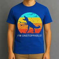 I'm Unstoppable Funny Vintage Retro TRex T-Shirt