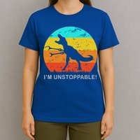 I'm Unstoppable Funny Vintage Retro TRex T-Shirt