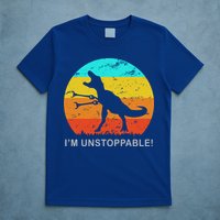 I'm Unstoppable Funny Vintage Retro TRex T-Shirt