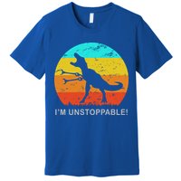 I'm Unstoppable Funny Vintage Retro TRex Premium T-Shirt