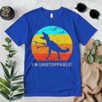 I'm Unstoppable Funny Vintage Retro TRex Premium T-Shirt