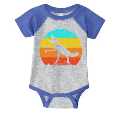 I'm Unstoppable Funny Vintage Retro TRex Infant Baby Jersey Bodysuit