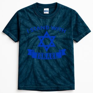 Israel USA Flags support Kids Tie-Dye T-Shirt