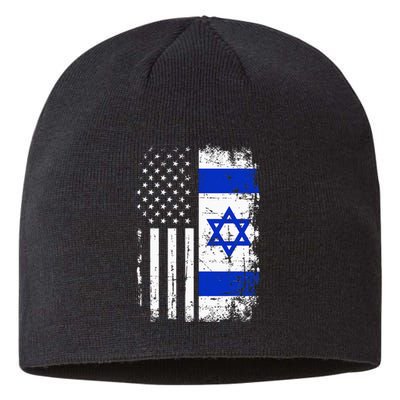 Israel Usa Flag Sustainable Beanie