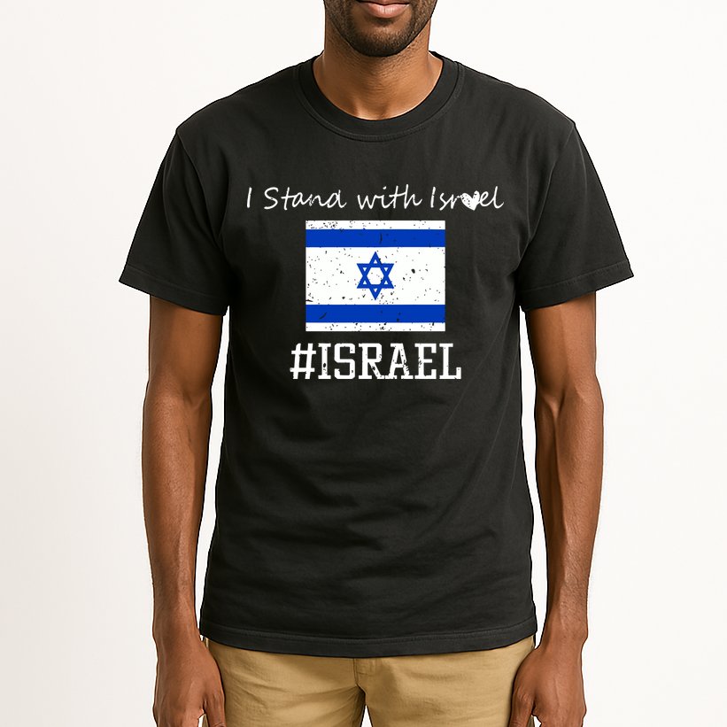 Israel USA Flags Tall T-Shirt