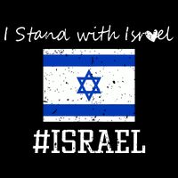 Israel USA Flags Drawstring Bag