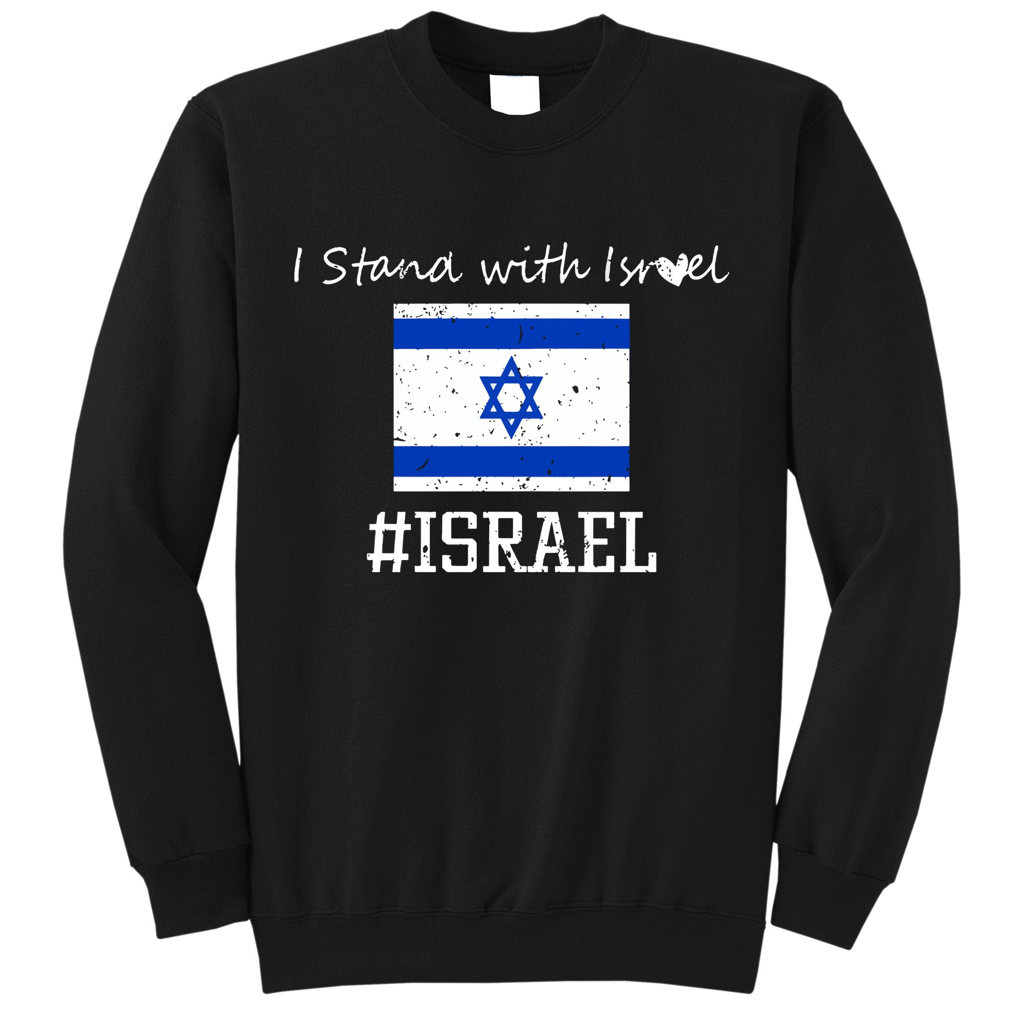 Israel USA Flags Tall Sweatshirt