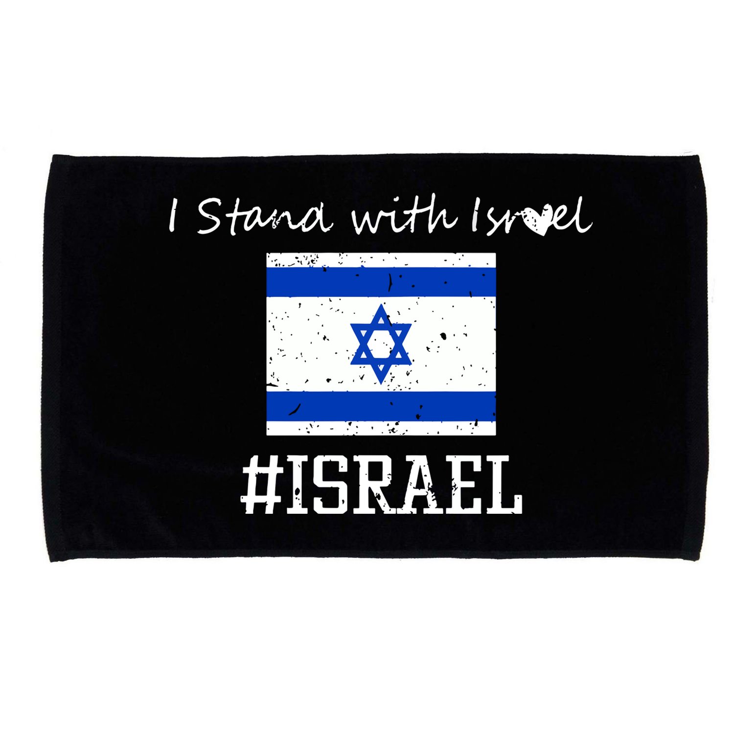 Israel USA Flags Microfiber Hand Towel