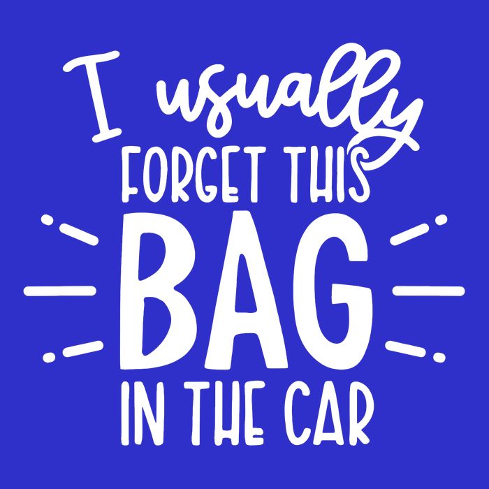 I Usually Forget This Bag In The Car Mesh Reversible Basketball Jersey Tank