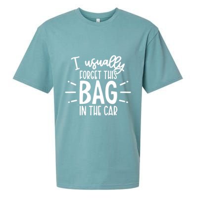 I Usually Forget This Bag In The Car Sueded Cloud Jersey T-Shirt