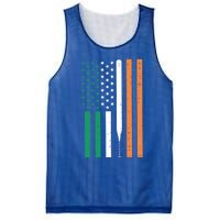 Irish Us Flag Baseball Bat St Patricks Day Sports Patriotic Great Gift Mesh Reversible Basketball Jersey Tank