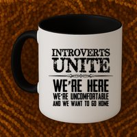 Introverts Unite Funny Gift For Introverted And Cute Gift Mug