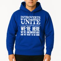 Introverts Unite Funny Gift For Introverted And Cute Gift Hoodie