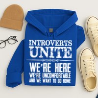 Introverts Unite Funny Gift For Introverted And Cute Gift Hoodie