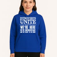 Introverts Unite Funny Gift For Introverted And Cute Gift Hoodie