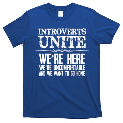 Introverts Unite Funny Gift For Introverted And Cute Gift T-Shirt
