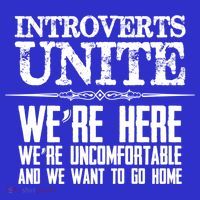 Introverts Unite Funny Gift For Introverted And Cute Gift Sustainable Knit Beanie