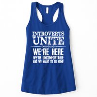 Introverts Unite Funny Gift For Introverted And Cute Gift Womens Tank Top