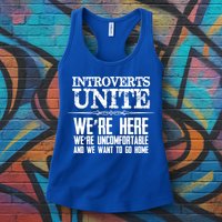 Introverts Unite Funny Gift For Introverted And Cute Gift Womens Tank Top