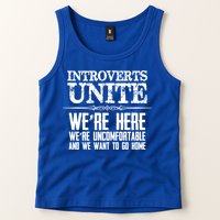 Introverts Unite Funny Gift For Introverted And Cute Gift Tank Top