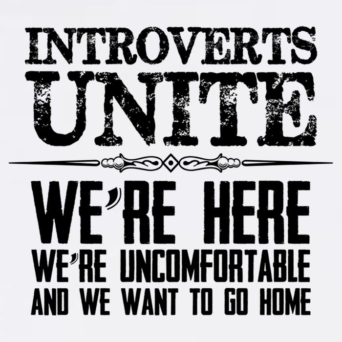 Introverts Unite Funny Gift For Introverted And Cute Gift Garment-Dyed Sweatshirt