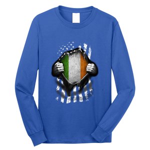 Ireland Usa Flag Irish American Gift Long Sleeve Shirt