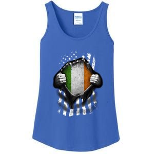 Ireland Usa Flag Irish American Gift Ladies Essential Tank