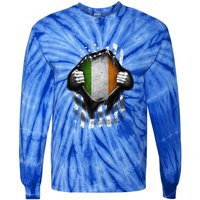 Ireland Usa Flag Irish American Gift Tie-Dye Long Sleeve Shirt